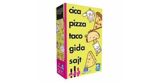 Cica, pizza, taco, gida, sajt – játékdoboz