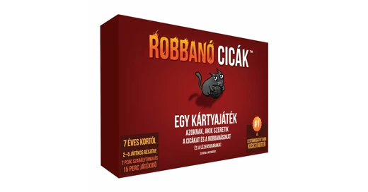 Robbanó cicák – játékdoboz